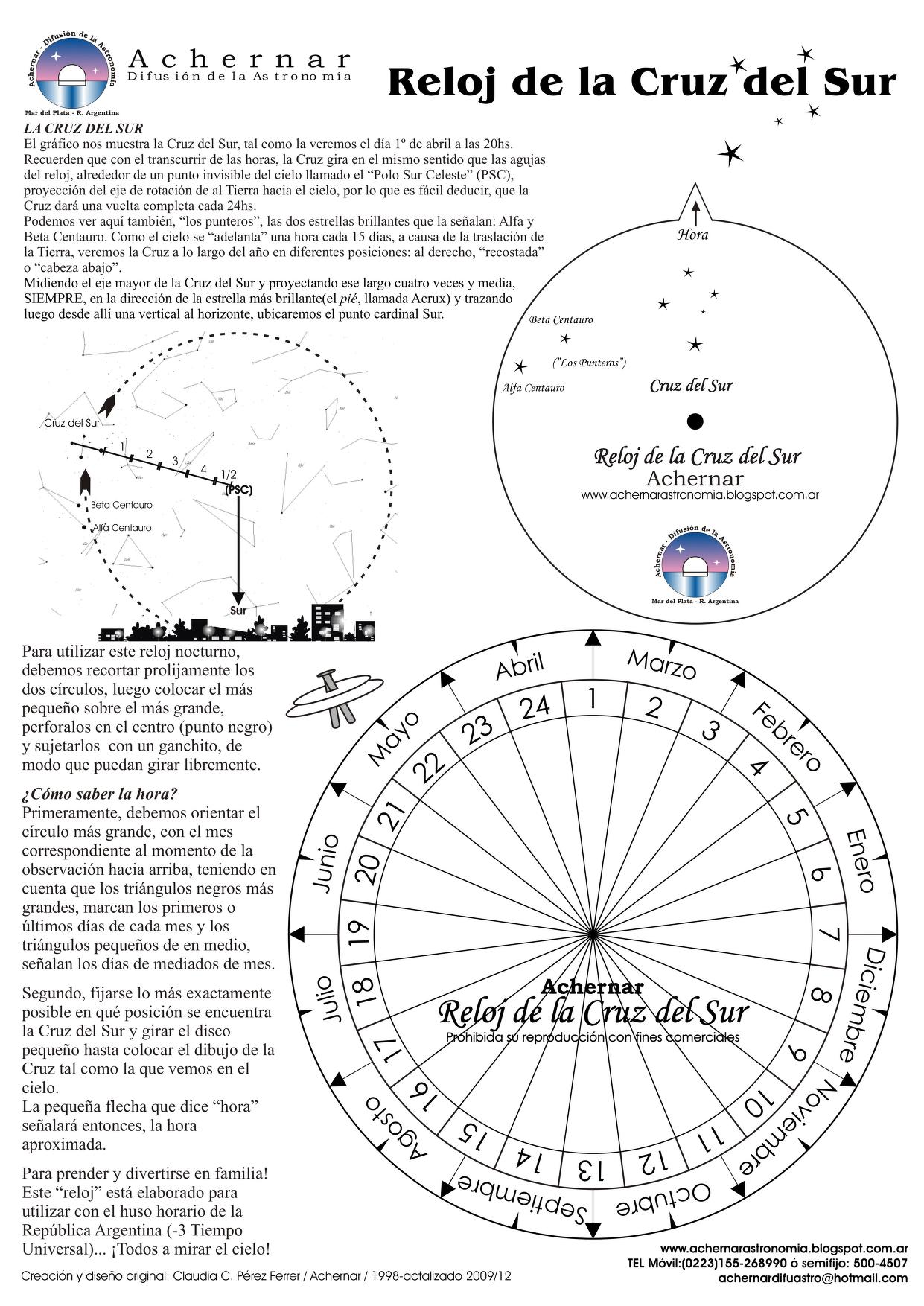 despierta Porra espina Reloj Cruz Del Sur : Achernar - Difusión de la Astronomía : Free Download,  Borrow, and Streaming : Internet Archive